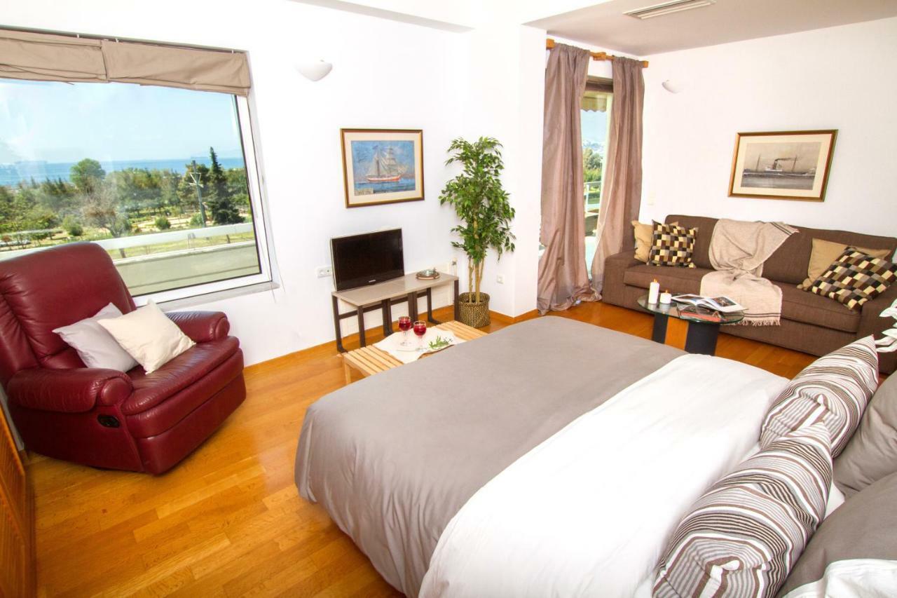 Athens Luxurious Apartment - Sea View! Buitenkant foto