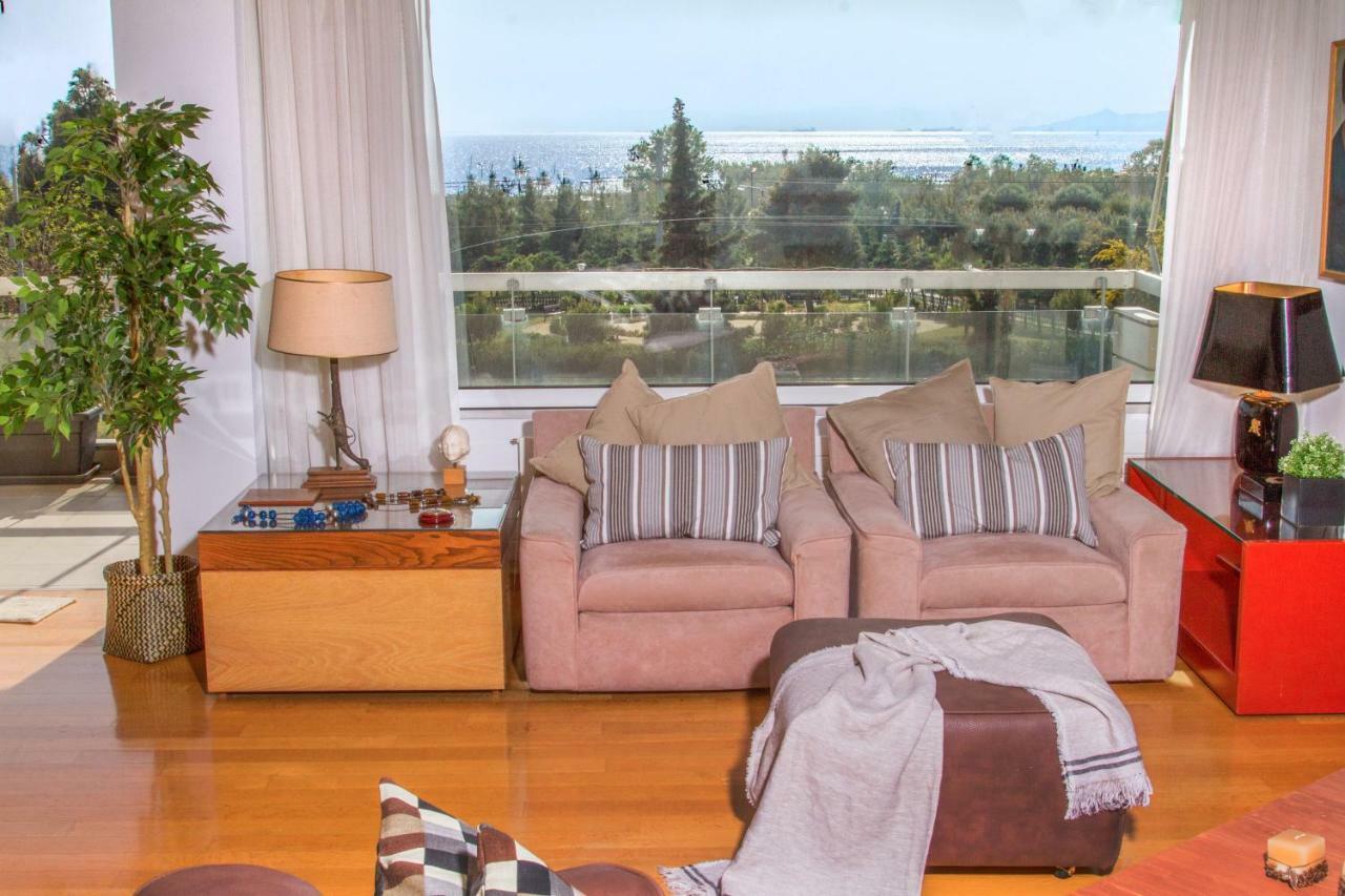 Athens Luxurious Apartment - Sea View! Buitenkant foto