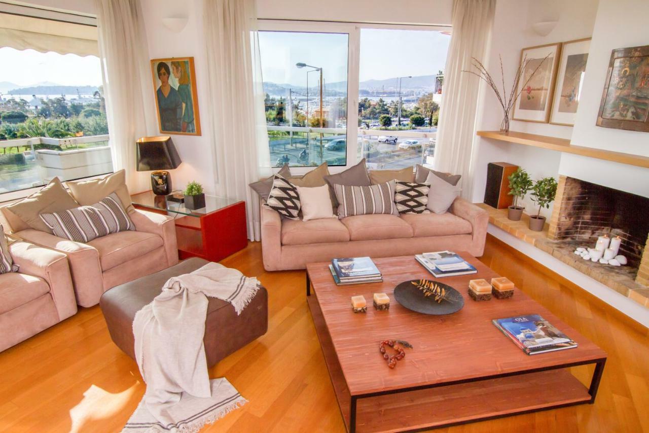 Athens Luxurious Apartment - Sea View! Buitenkant foto